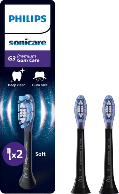 Philips Sonicare Premium Gum Care HX9052/88 Schwarz (2 Stück)