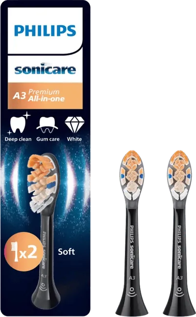 Philips Sonicare Premium All-in-one HX9092/88 Schwarz (2 Stück)