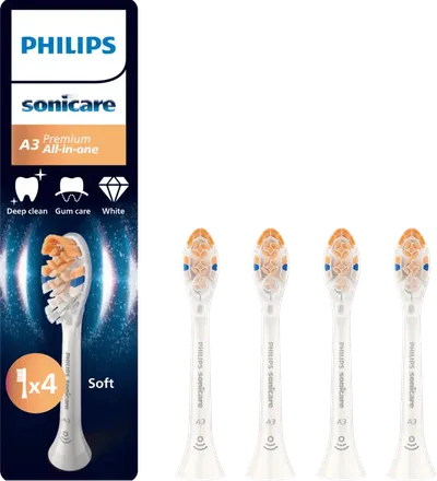 Philips Sonicare Premium All-in-one HX9094/87 Weiß (4 Stück)