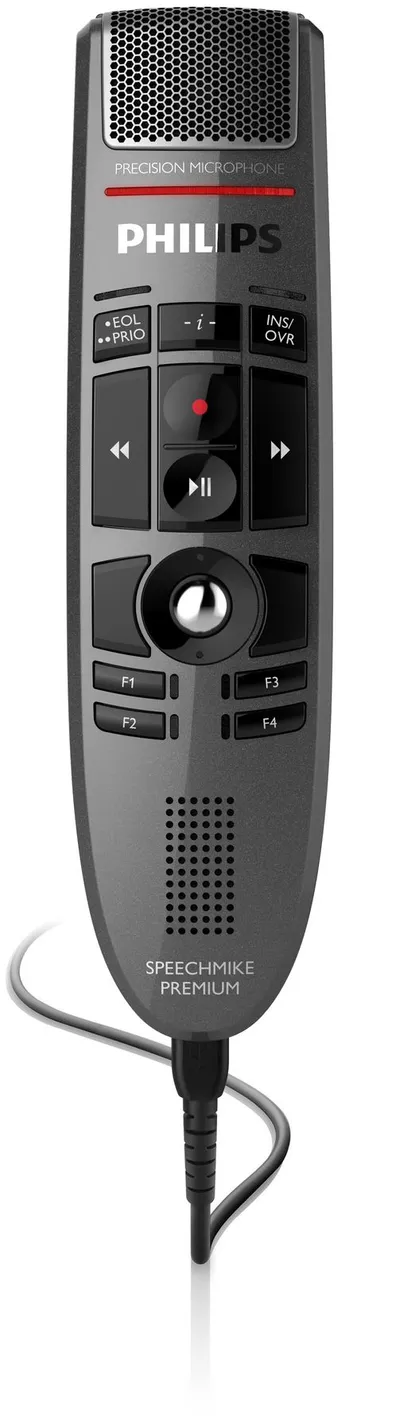 Dictiergerät Philips SpeechMike LFH3500 USB Mikrofon Premium Rauschfilterung