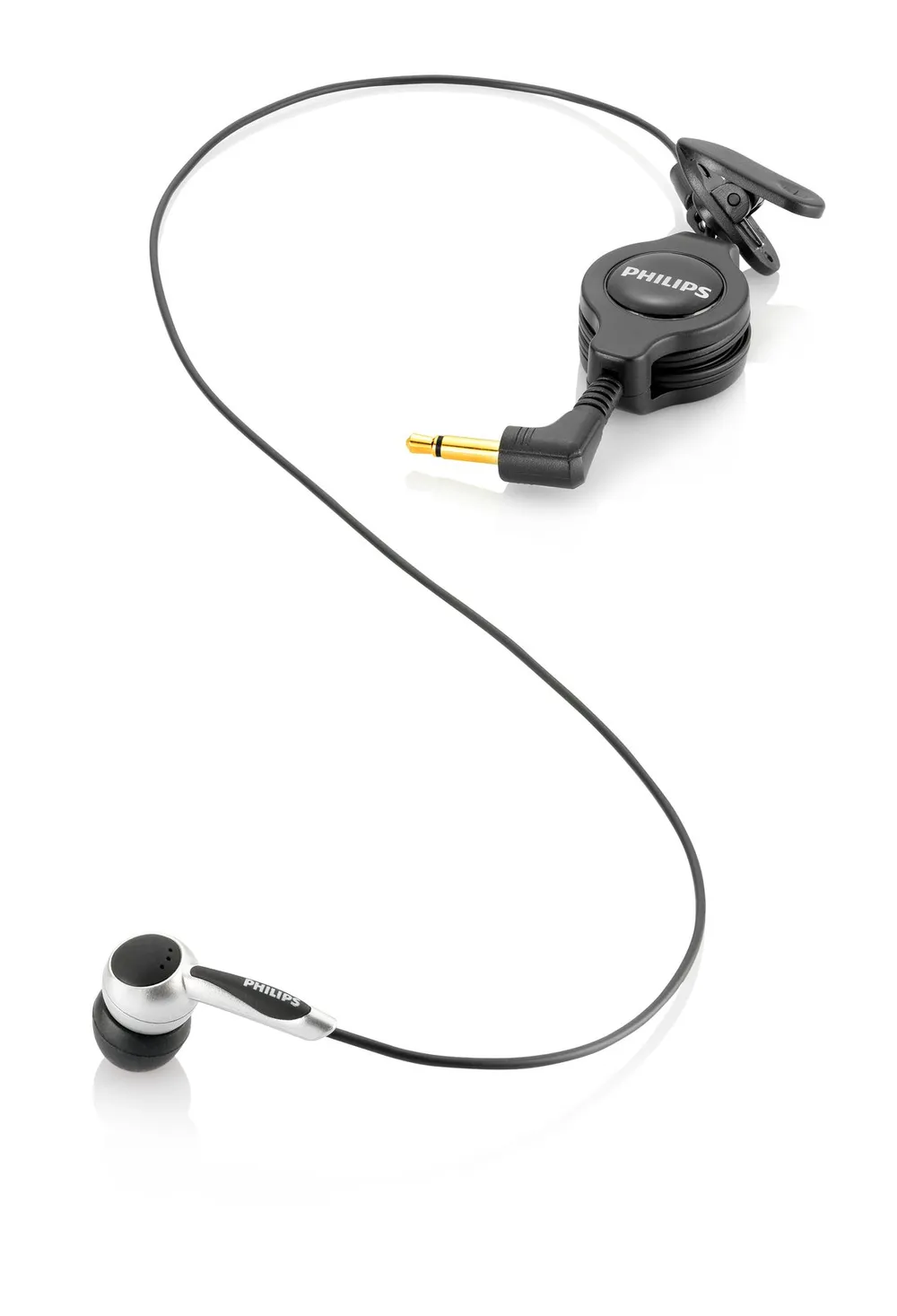 Kopfhörer Philips LFH9162/00 kabelgebunden Wired für Aufnahme und Musik Schwarz Silber