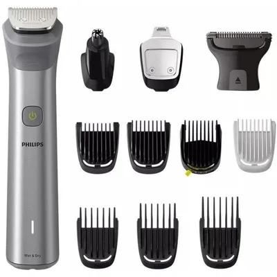 Multigroomer Philips Series 5000 MG5940/15 Kabellos 120min Nass- und Trockenrasur 11 Einstellungen 12 Aufsätze Schnellladung