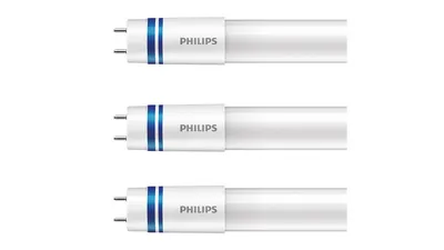 Philips 3er-Set 24-W-T8-LED-Röhrenlampe LEDtube UO InstatFit, 3700 lm, kaltweiß, EVG, 150 cm