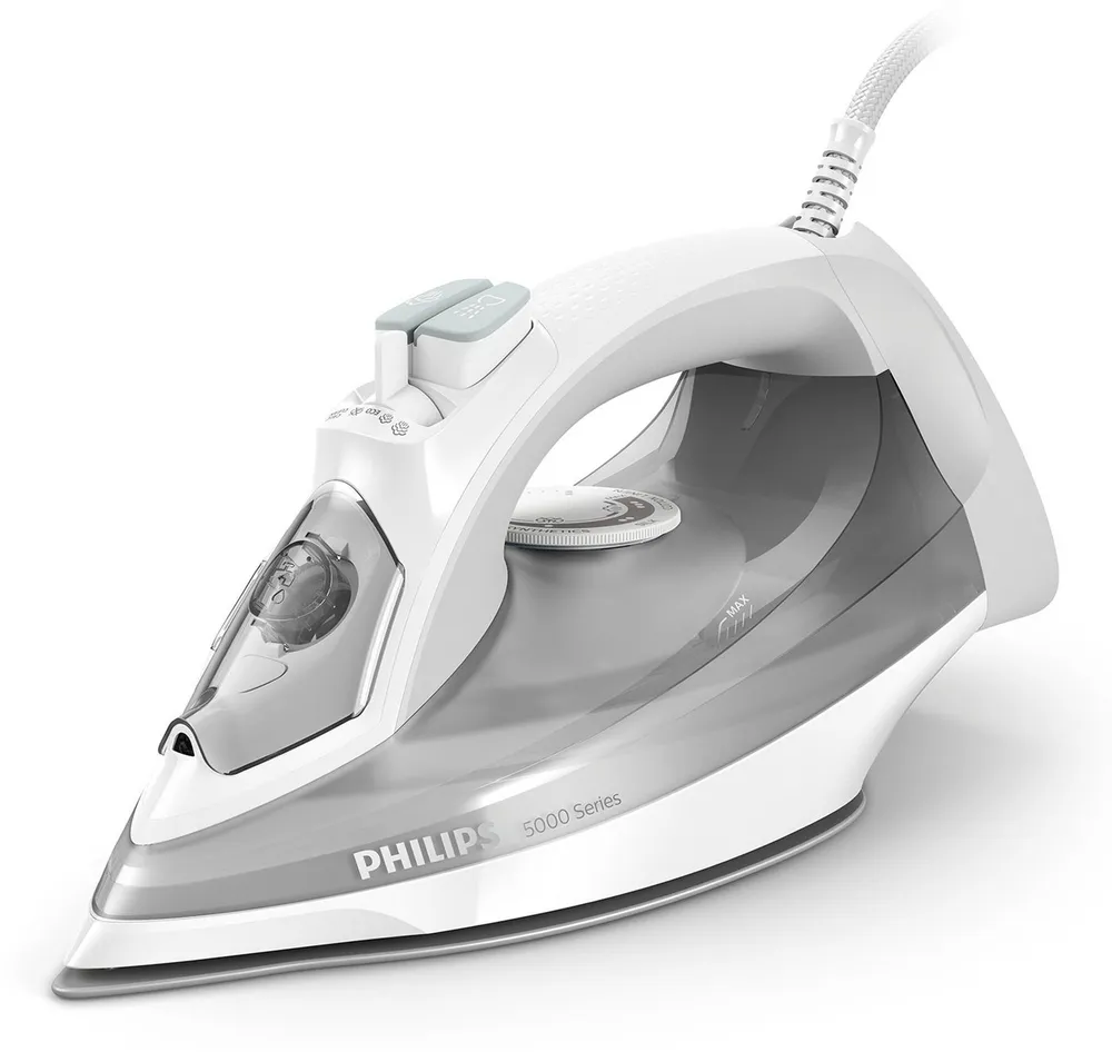 Philips Dampfbügeleisen DST5010/10 5000 Series, 2400 W, SteamGlide Plus Bügelsohle, 320 ml Wassertank, 160 g Dampfstoß