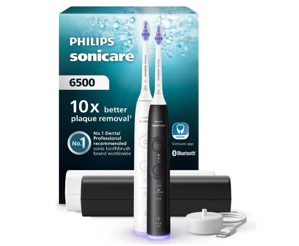Philips Elektrische Zahnbürste Sonicare Series 6500 HX7419/01, 3 Putzmodi, 3 Intensitätsstufen