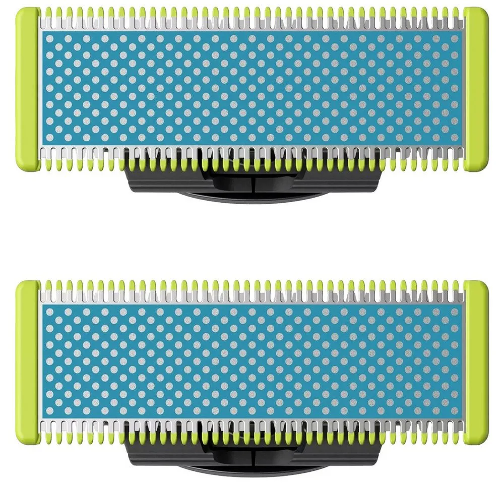 Philips Elektrorasierer Philips Bodycare OneBlade Rasierklingen Blau, Grün 2 St.
