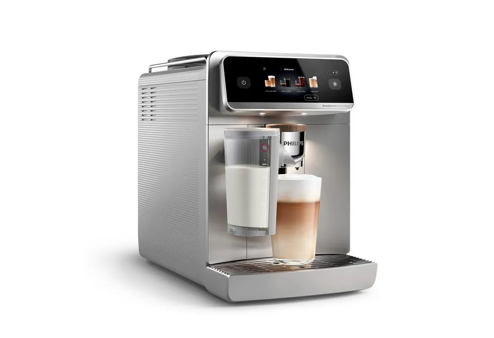 Philips Kaffeevollautomat EP8757/20 8000 Series LatteGo Pro Café Aromis, 50 Getränke (heiß oder eisgekühlt), LatteGo Pro-Milchsystem, BrewExtract Technologie, appfähig