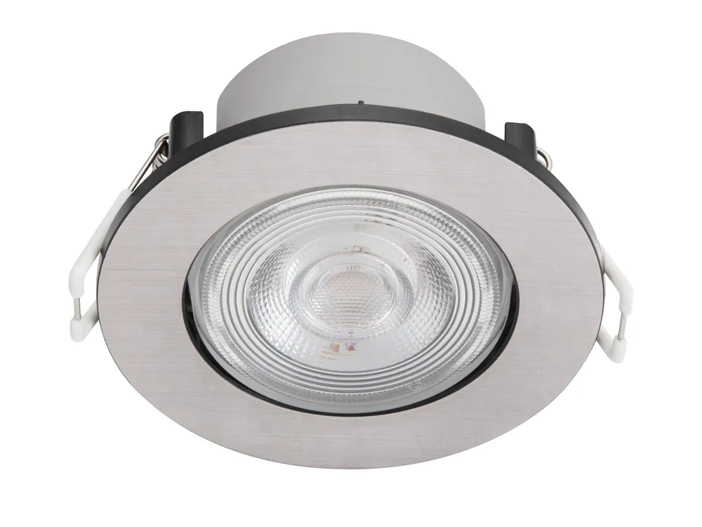 PHILIPS LED-Einbauleuchte, TARAGON, 380lm, 4,5W, 2700K, silber
