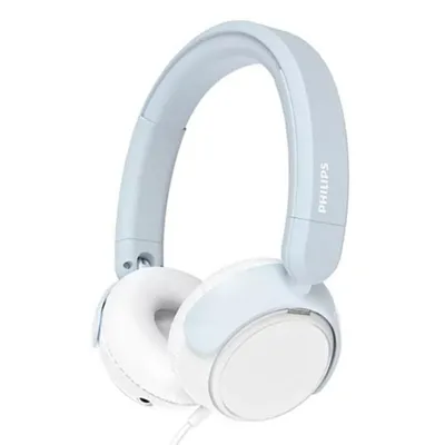 Philips TAK2000BL/00 kabelgebundene Kopfhörer mit Mikrofon, verstellbares Design blau