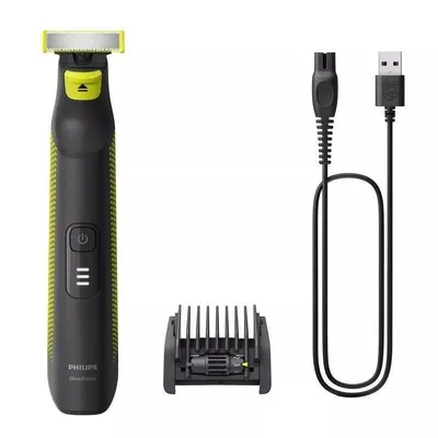 Elektrorasierer Philips OneBlade Pro QP6506/15 Kabellos 90min Nass- und Trockenrasur 5 Aufsätze