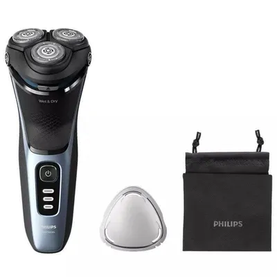 Gesichtsrasierer Philips Shaver 3000 Series S3243/12 Kabellos 60min Nass- und Trockenrasur