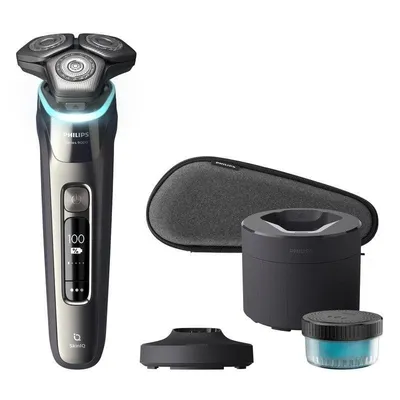Elektrorasierer Philips Shaver Series 9000 S9974/55 Kabellos 60min Nass- und Trockenrasur 3 Scherköpfe Schnellladung