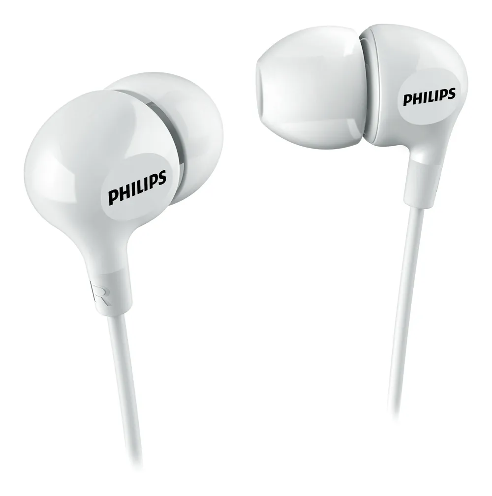 Kopfhörer Philips SHE3550WT kabelgebunden 3,5 mm In-Ear starker Bass Weiß