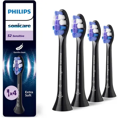 Philips Sonicare Aufsteckbürsten Sensitive, für sensible Zähne und Zahnfleisch, für jedes Sonicare Handstück