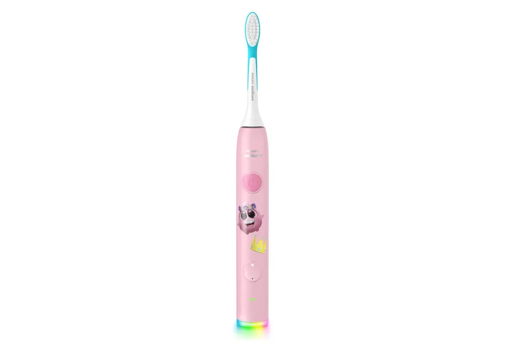 Philips Sonicare Elektrische Zahnbürste For Kids Smart HX6600, Aufsteckbürsten: 2 St., mit App-Anbindung, 2 Putzprogrammen und 21 Tagen Akkulaufzeit