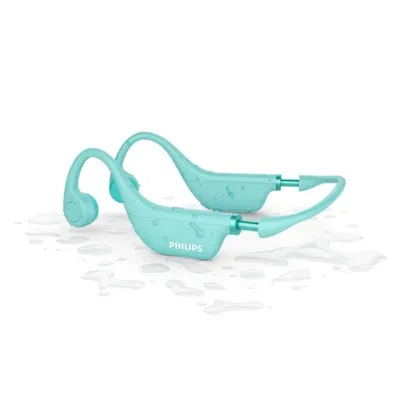 Auriculares Philips TAK4607GR/00 inalámbricos Bluetooth deportivos con IPX5 y micrófono verde