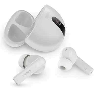 Philips TAT2520WT/00 kabellose Bluetooth-Kopfhörer mit Aktiver Geräuschunterdrückung Weiß