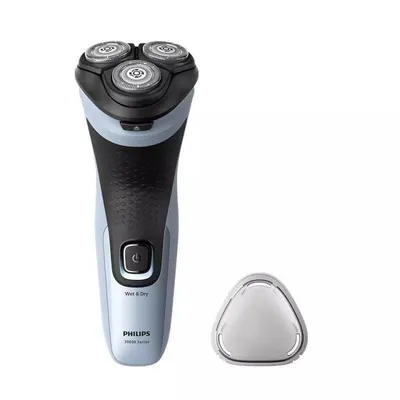 Elektrorasierer Philips Shaver 3000X Series 3003/00X Kabellos 40min Nass- und Trockenrasur 3 Scherköpfe Schnellladung