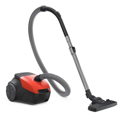 Staubsauger mit Beutel Philips 1000 Series XD1111/10 750W HEPA-Filter 3L Rot/Schwarz