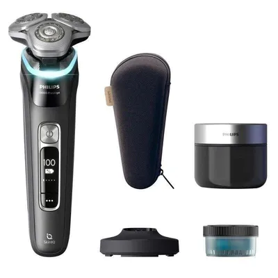 Elektrorasierer Philips i9000 Prestige XP9200/30 Kabellos 60min Nass- und Trockenrasur 3 Scherköpfe Schnellladung Flexible Scherköpfe
