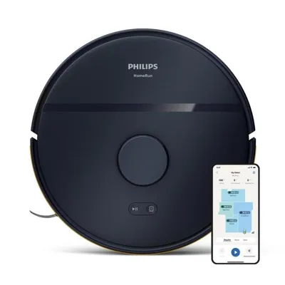 Saugroboter mit Wischfunktion Philips Serie 2000 Navigationsklasse Laser 2.700 Pa Sprachsteuerung