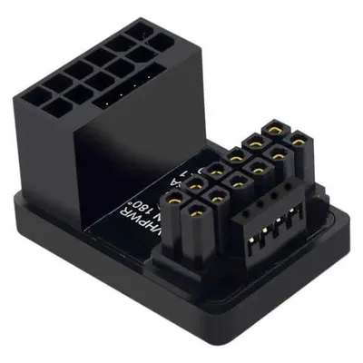Phobya ZK 12VHPWR Adapter 180 Grad 16Pin to 16Pin - White Left, Interne Kabel