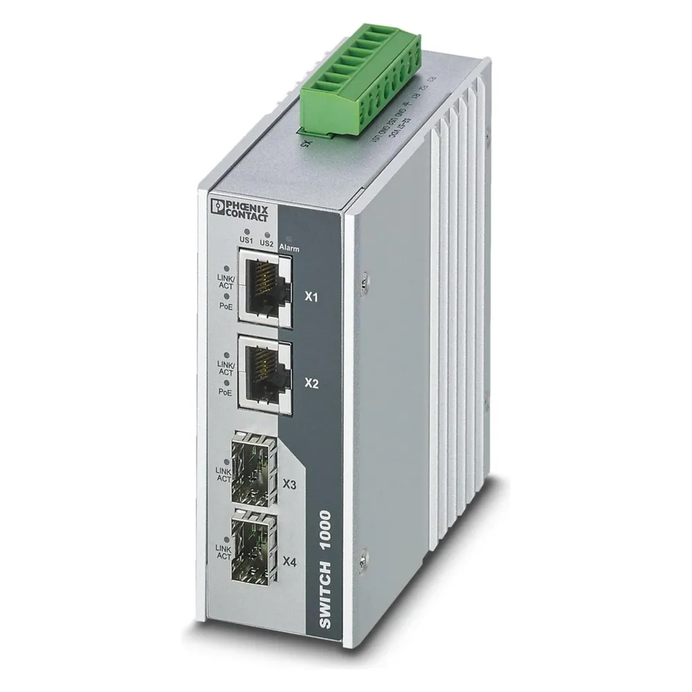 Phoenix Contact FL SWITCH 1000T-2POE-GT-2SFP Industrial Ethernet Switch