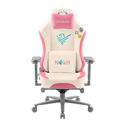Phoenix Nova Cream Edition Rosa Gaming-Stuhl