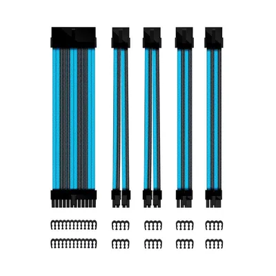 Phoenix Kit Motherboard-Verlängerungskabel Schwarz/Blau