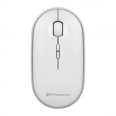 Phoenix Rebble Kabellose optische Maus, 1600 DPI, Weiß
