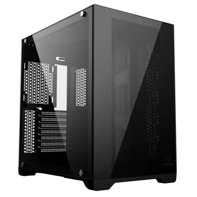 Phoenix Zephyr ATX, gehärtetes Glas, seitlich und vorne, USB-C, schwarz