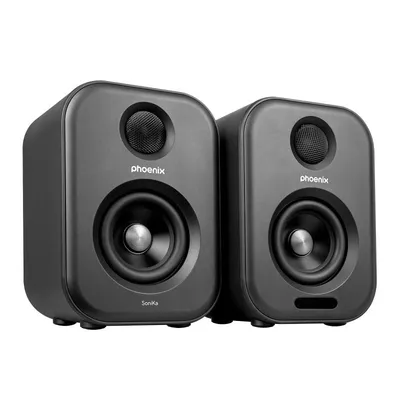 Phoenix Sonika Aktive Bluetooth-Studiolautsprecher 50 W RMS schwarz