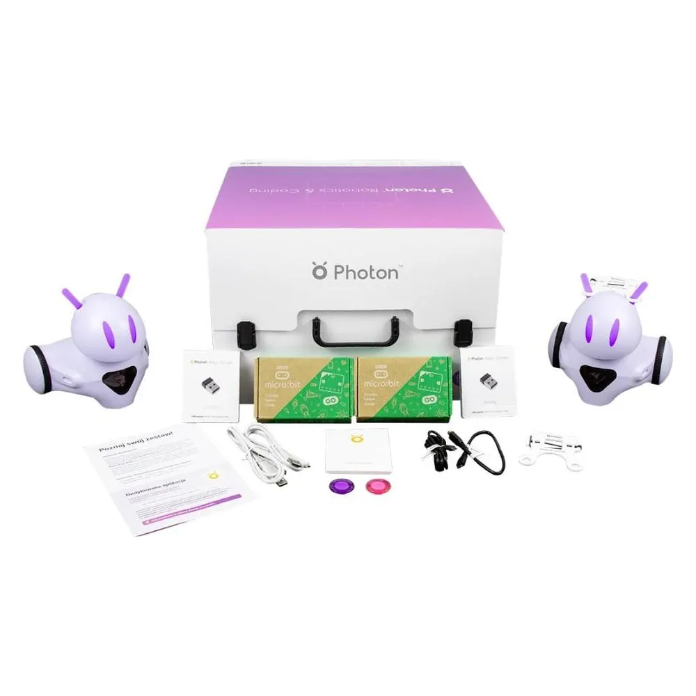 Photon Education MINT Komplettpaket"Robotik & Programmierung" inkl. 2 Roboter