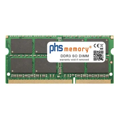 Arbeitsspeicher RAM PHS-memory SP164500 4GB DDR3 1333MHz 204-pin SO-DIMM 1,35V