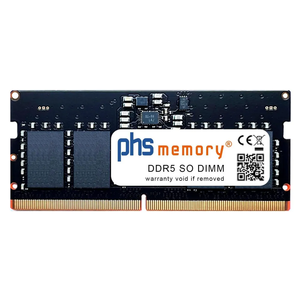 Arbeitsspeicher RAM PHS-memory SP609929 8GB 1x8GB DDR5 5600MHz SO-DIMM 262 Pins