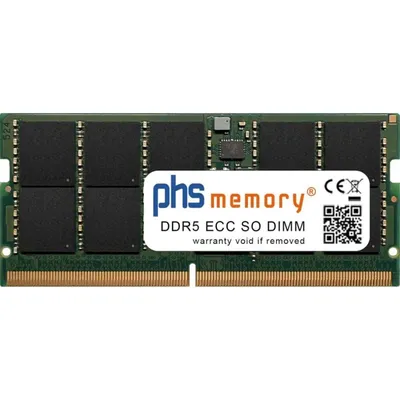 Arbeitsspeicher RAM PHS-memory SP612319 16GB DDR5 5600MHz SO-DIMM ECC 1,1V