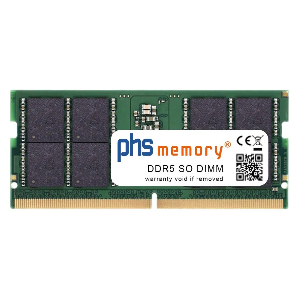 Arbeitsspeicher RAM PHS-memory SP620302 32GB 1x32GB DDR5 5600MHz SO-DIMM 260 Pins