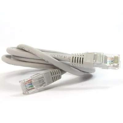 Netzwerkkabel PINBOX Cat 5e UTP 1,5 m grau RJ45 Stecker-Stecker