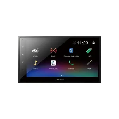 Multimedia-Empfänger Pioneer DMH-A340DAB Schwarz 2 DIN 200W Android iOS
