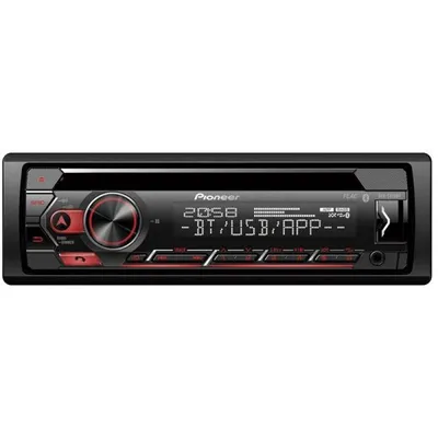 Pioneer DEH-S420BT Auto Media-Receiver Schwarz, Rot 200 W Bluetooth