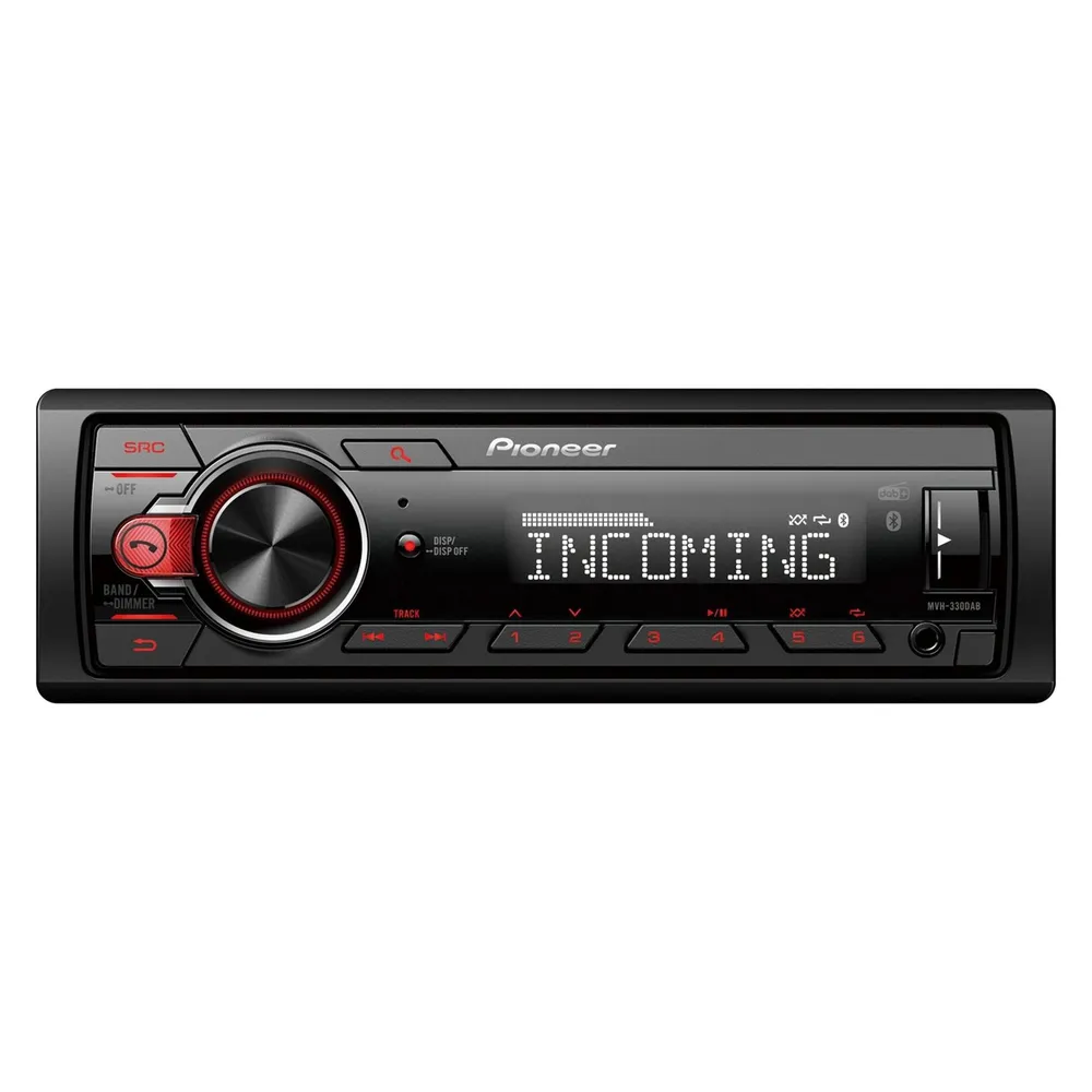 Multimedia-Empfanger Pioneer MVH-330DAB Schwarz 1 DIN 200 W Android Bluetooth