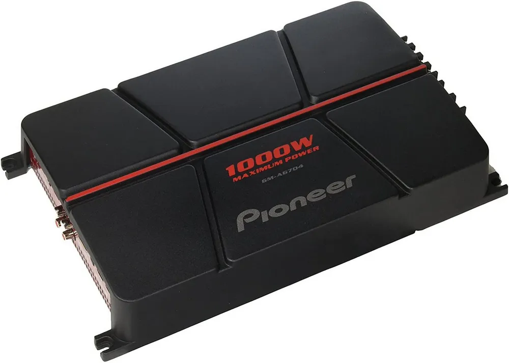 Pioneer GM-A6704 Brückbarer 4-Kanal-Verstärker (1000 W) Endstufe Endverstärker (Anzahl Kanäle: 4)