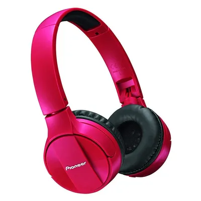 Pioneer SE-MJ553BT Bluetooth-Kopfhörer Rot