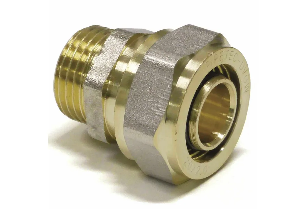PipeTec Deutschland Schraubfilter, Pipetec Schraubfitting - Übergang von Alu-Verbundrohr Außengewinde
