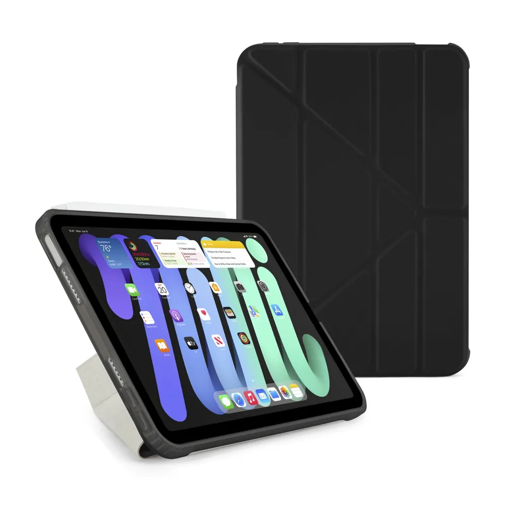 Pipetto Origami No1 Original Case für iPad mini (A17 Pro / 6. Gen), Schwarz