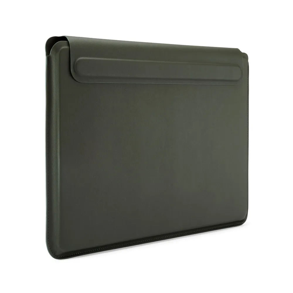 Pipetto Ultra Slim Sleeve für MacBook 13"/14", Dunkelgrün