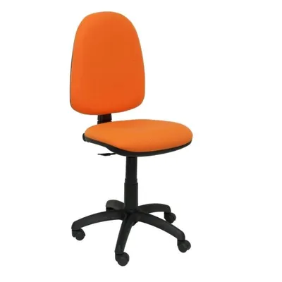 Bürostuhl Piqueras y Crespo Ayna Ergonomisch mit Höhenverstellbarkeit und Orangefarbenem Stoff
