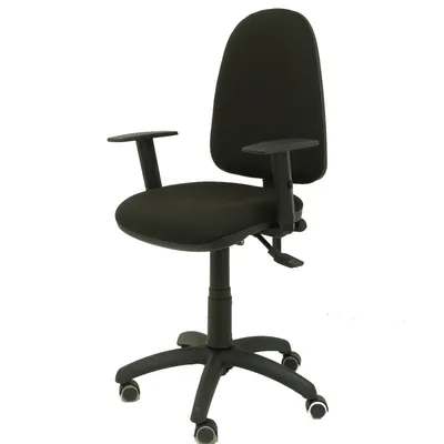 Piqueras y Crespo Ayna S Bali Bürostuhl, verstellbare Armlehnen, schwarze Parketträder