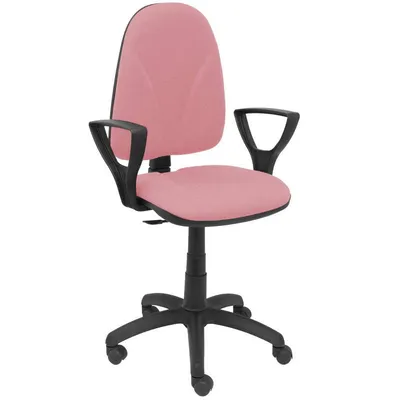 Piqueras y Crespo Algarra Bali Bürostuhl mit festen Armlehnen, rosa