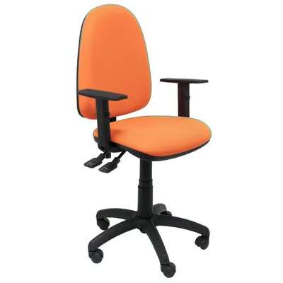 Piqueras y Crespo Bürostuhl Tribaldos mit verstellbaren Armlehnen, Hellorange